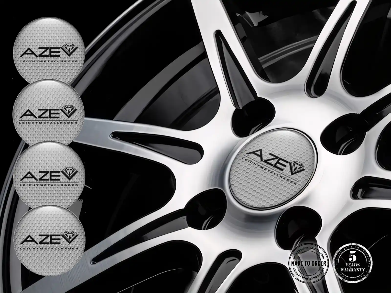 Azev Pegatinas Bombadas Edición Calcomanías Estilo de Silicona